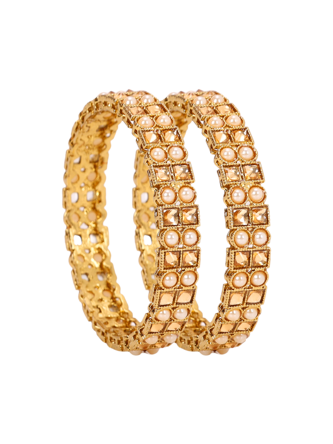 YouBella Jewellery Stylish Gold Plated Bangles for Girls and Women